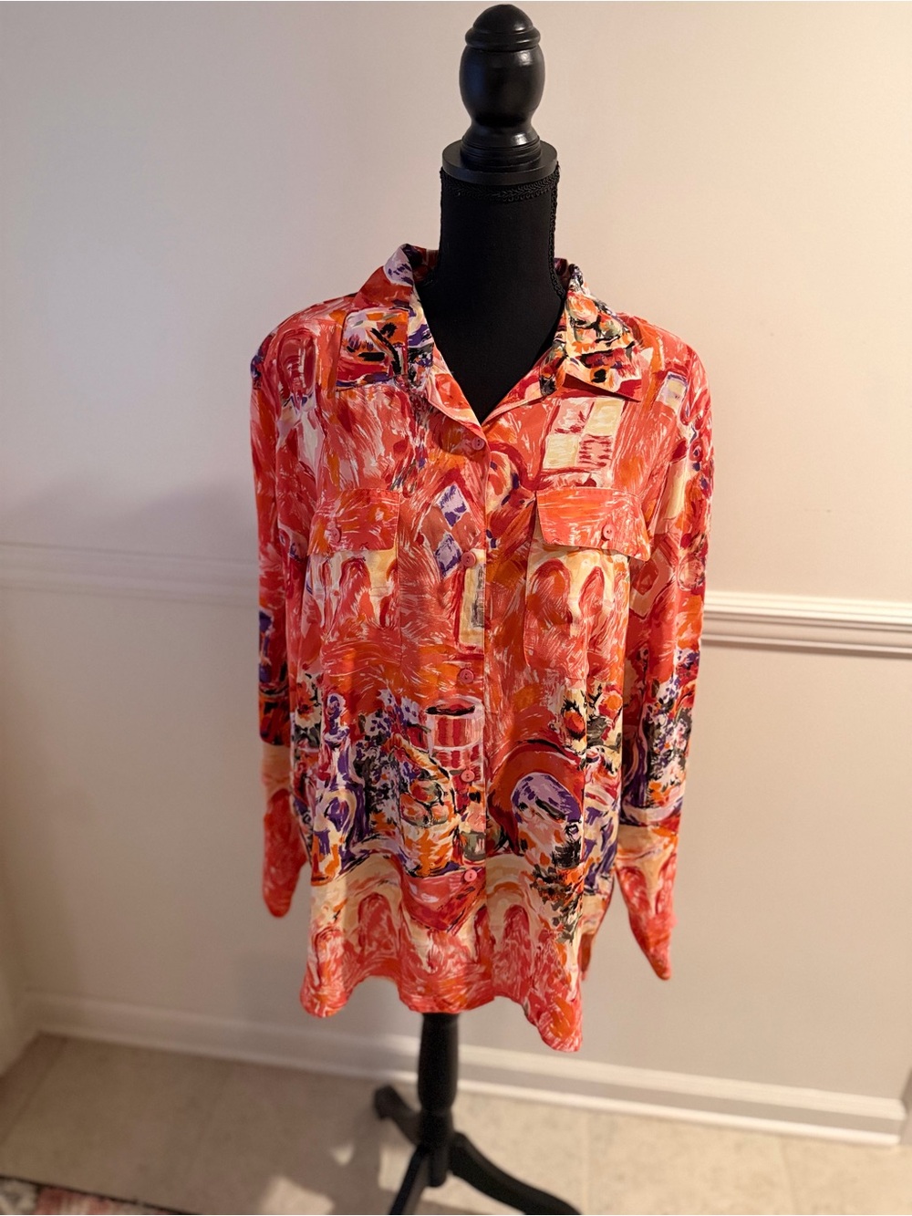 NATALIE & ME Silk Blouse